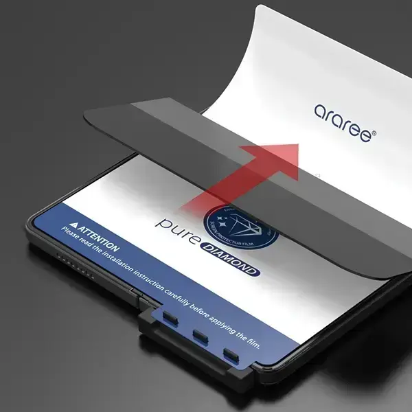 Araree Pure Diamond Film Sam Z Fold5 F946 Antimicrobial Protective Film 2pcs AR30-01782A Foto 7