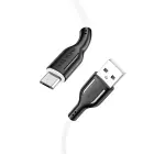 Borofone Cable BX63 Charming - USB to MicroUSB - 2,4A 1 metre black-white Foto 1
