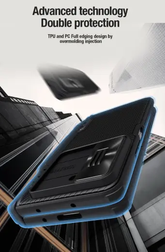 Nillkin CamShield Fold Case for Samsung Galaxy Z Fold 5 with additional stylus holder - black Foto 12