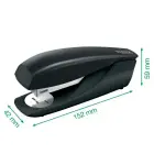 Skavotājs Leitz NeXXt, no pārstrādāta materiāla, 30 lapas, melns Foto 5