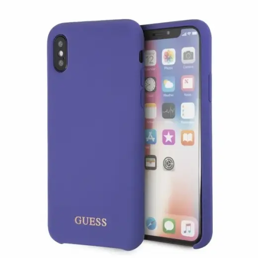 Guess GUHCPXLSGLUV чехол для телефона для iPhone X / XS фиолетовый Фото num