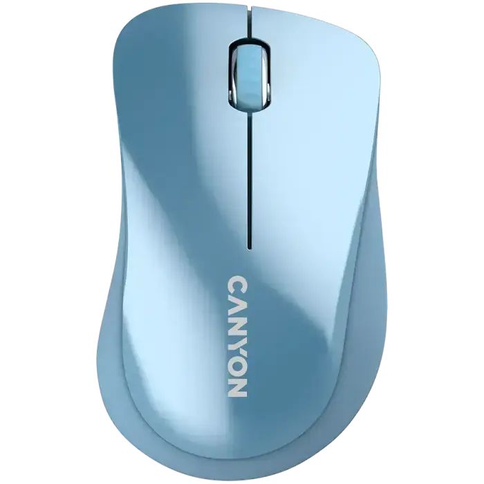 CANYON MW-11, 2.4 GHz  Wireless mouse ,with 3 buttons, DPI 1200, Battery:AAA*2pcs  ,Blue67*109*38mm 0.063kg