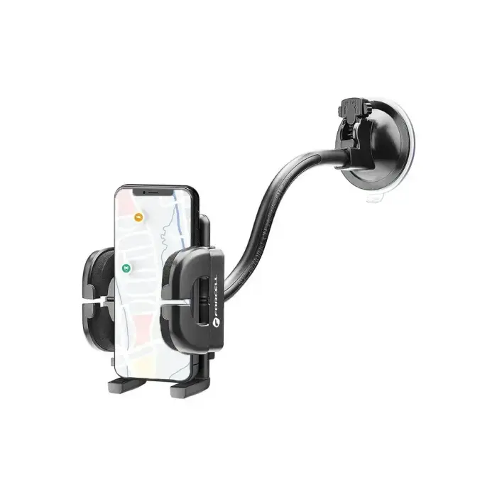 Car phone holder Forcell F-Grip Regular 27 cm windshield / dashboard / air vent black Photo