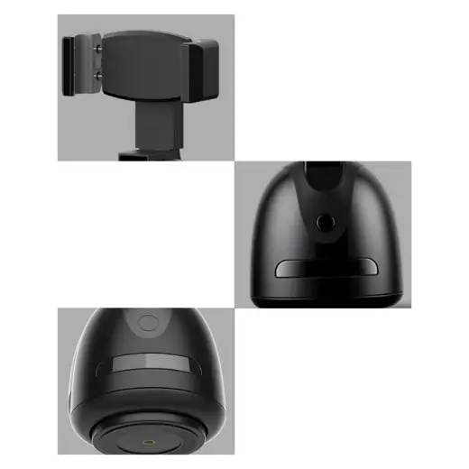 Phone holder with 360° face tracking P2S black Фото num