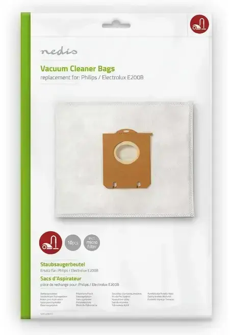 Vacuum Cleaner Bags PHILIPS, ELECTROLUX E200B (10 pcs)