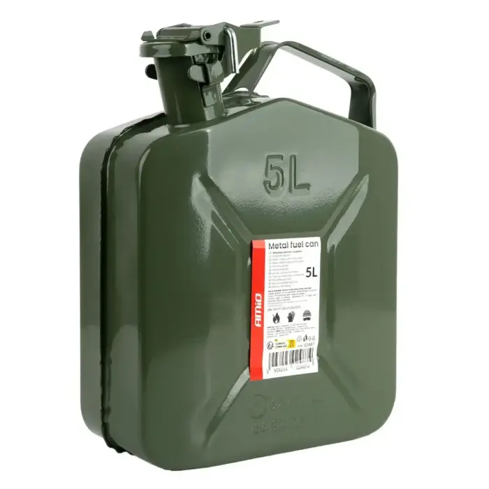 Metāla degvielas kanna 5 L AMiO-02487