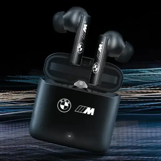 BMW słuchawki Bluetooth BMWSES20MAMK TWS + stacja dokująca czarny|black M Collection Foto 6