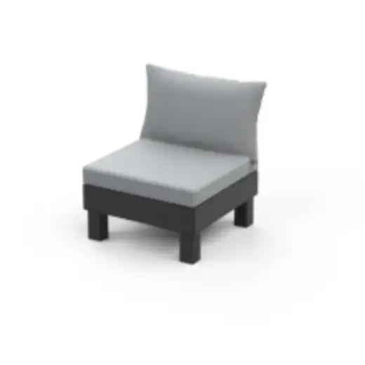 Garden chair Element gray/light grey