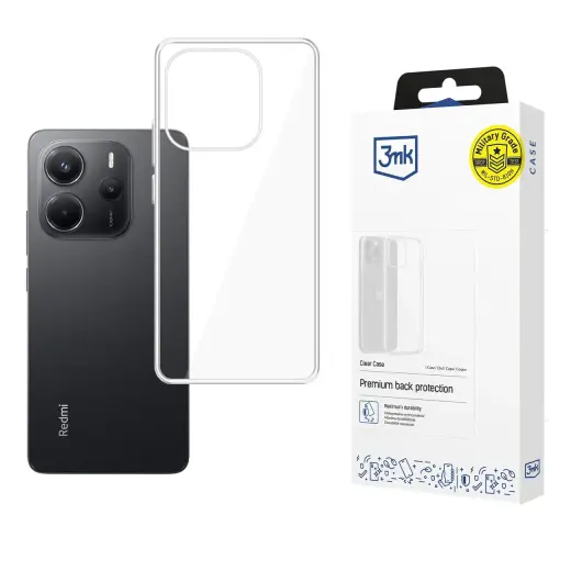 3MK Clear Case for Redmi Note 14 4G