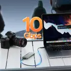 Wzmocniona kieszeń dyskowa Orico OTPX-G2 M.2 NVMe/SATA SSD USB-C 3.2 taktyczna - szaro-zielona Foto 8