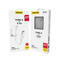 Dudao Переходник-конвертер с USB Type C на разъем для наушников 3,5 мм (female) белый (L16CPro white) Фото num