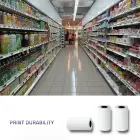 Qoltec Thermal roll 57 x 7 | 55g/m2 | 10pcs | BPA free Foto 5