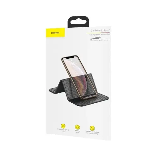 Baseus Nano Anti Slip Pad For Mobile Phones 20x12 cm Black Photo