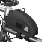 SAHOO bike bag on the bicycle frame with zip 0,3L 122035 black Photo