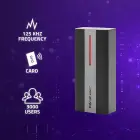 Qoltec Proximity RFID card and key fob reader | EM | Mifare | card | key ring | ABS Foto 2