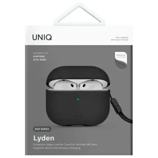 UNIQ case Lyden DS AirPods 4 dallas black Foto 3