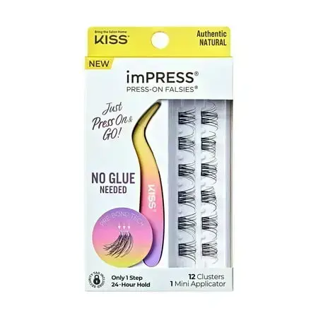 KISS ImPRESS Press-on Falsies, Authentic Natural Foto 3