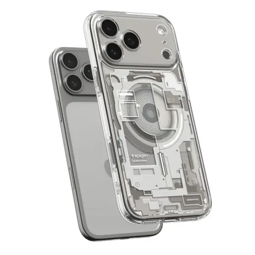 Spigen Ultra Hybrid чехол с поддержкой MagSafe для телефона iPhone 17 Pro Max titanium Фото num