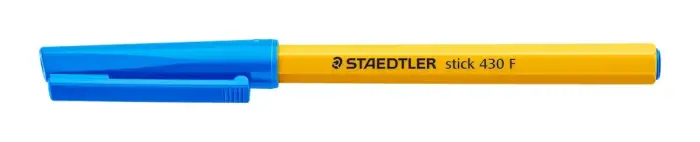 Lodīšu pildspalva STAEDTLER STICK 430F 0.7mm zila Photo