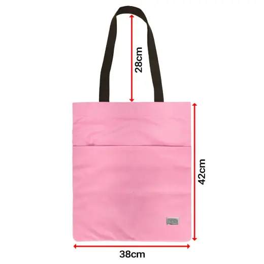 Shopping bag Wonder pattern 4 pink Фото num