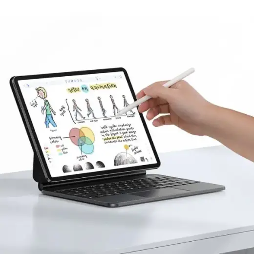 USAMS Etui ochronne z klawiaturą iPad Pro 12,9" czarny|black Miaoke Series IPP12MG01 (US-BH876) Foto 3