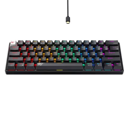 Havit KB903L wired mechanical | gaming RGB keyboard (black) Фото num