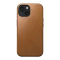 Nomad Modern Leather case for iPhone 15 6,1" english tan Фото num