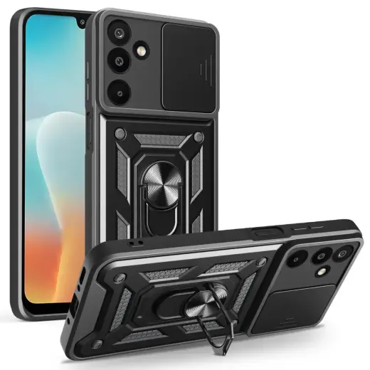 Defender Slide case for Samsung Galaxy M16 5G black Фото num