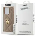 DKNY DKHCP15LPQDSLE iPhone 15 Pro 6.1"    beżowy|beige Quilted Stack Logo — Фото 8
