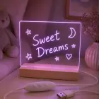 Forever Light Wooden Acryl LED Night Light FNL-18 with marker pen — Foto 3