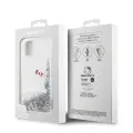 Hello Kitty Liquid Glitter Electroplating Head Logo Case for iPhone 11 Transparent Фото num