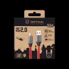 Tactical Fat Man 2.0 Cable USB-A|USB-C 1m Red Foto 1