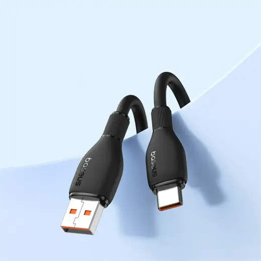 Baseus Pudding Series 100W USB-A - USB-C Cable 2m - Black Foto 14