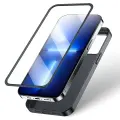 Joyroom 360 Full Case front and back cover for iPhone 13 Pro + tempered glass screen protector black (JR-BP935 black) Photo