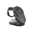 SBS Qi2.2 25W Inductive 3-in-1 Foldable Charging Station with MFI Certificate - Black Фото num