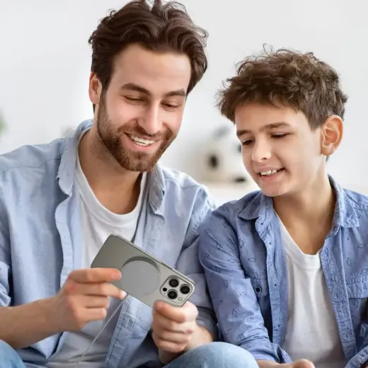 Tech-Protect QI15W-A30 inductive charger with MagSafe with USB-C cable - silver Фото num