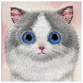 Nimmy Big Eyed Pet 2.0 Cat phone case for iPhone 16 Pro Max pink Photo
