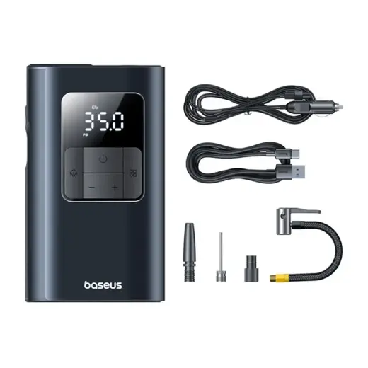 Baseus PrimeTrip VA1 2-in-1 pump with flashlight black Foto 2