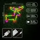 Neon LED Light ELK multicolor Bat + USB FLNE12 Forever Light Foto 6
