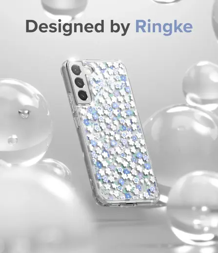 Ringke Fusion Design Armored Case Cover with Gel Frame for Samsung Galaxy S22 + (S22 Plus) transparent (Seoul) (F593R89) Photo