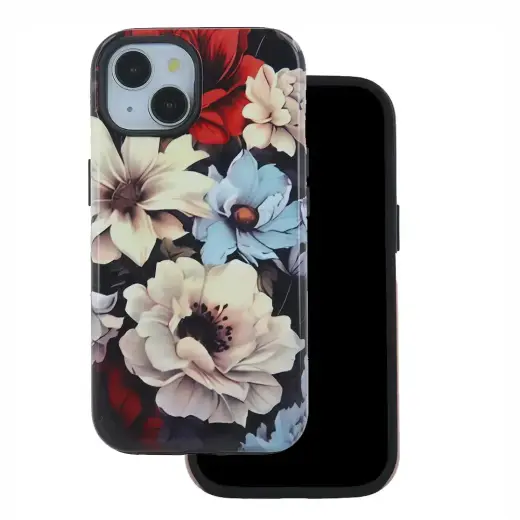 Decor phone case for iPhone 16 multicolor (Garden)
