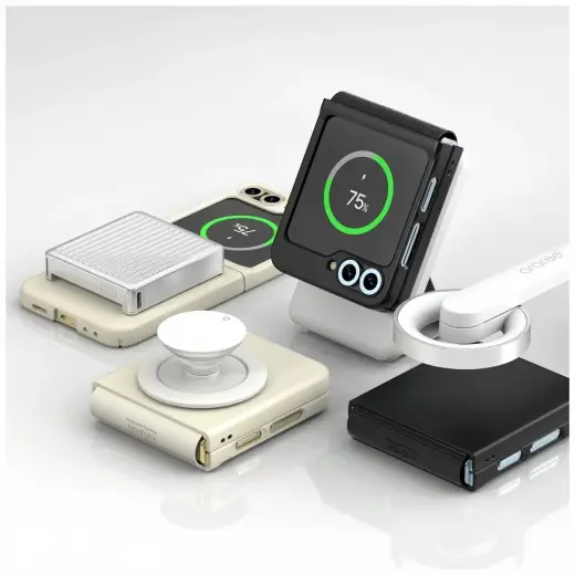 Case Araree Aero Flex M MagSafe for Samsung Galaxy Z Flip6 | Z Flip7 FE cream Foto 3