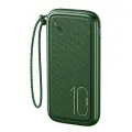 USAMS PB56 10KCD15003 (US-CD150) external battery (powerbank) | 10000 mAh | USB-A, USB-C, Micro USB | dark green Photo