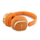Guess Rectangle Metal Script Logo ENC Wireless Headphone Orange — Foto 4