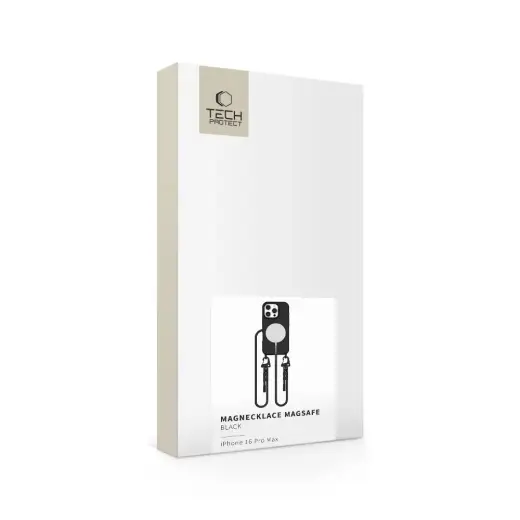 TECH-PROTECT MAGNECKLACE MAGSAFE IPHONE 16 PRO MAX BLACK Фото num