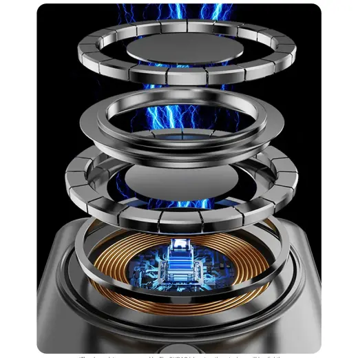 Dudao K29 внешний аккумулятор (powerbank) | 10000 mAh | 20W | USB-C, Lightning, MagSafe | серебряный Фото num