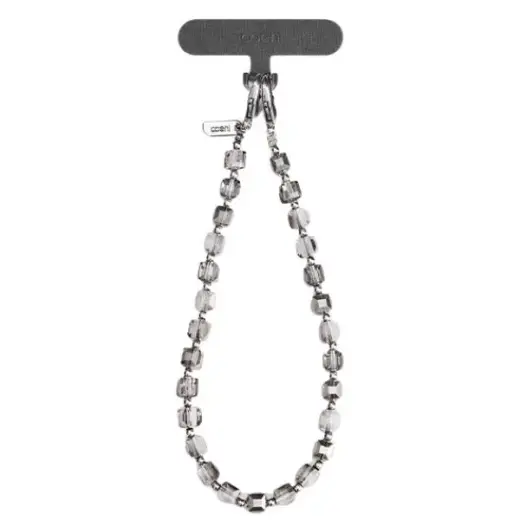 UNIQ Coehl Candy Gem Handstrap            uniwersalny sznurek do telefonu na rękę srebrny|silver sparkling Foto 1