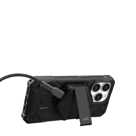 UAG Wireless Charger 15W wireless charger with stand, compatible with MagSafe - black carbon Фото num