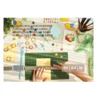 Krāsains papīrs, divpusējs16 loksnes, A4, 80 gsm Foto 3