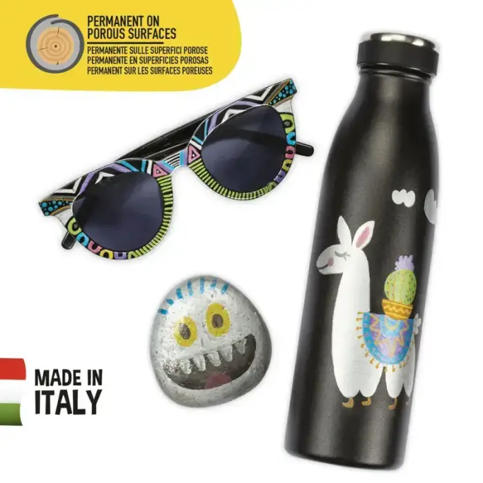 Flomasteri CARIOCA Metallic MaxiMarkers Box 6gab Foto 2